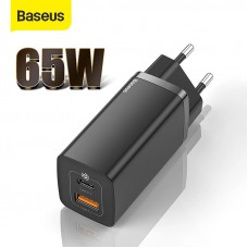 CARGADOR USBC BASEUS 65W USB C GAN2 LITE PARA PORTÁTIL